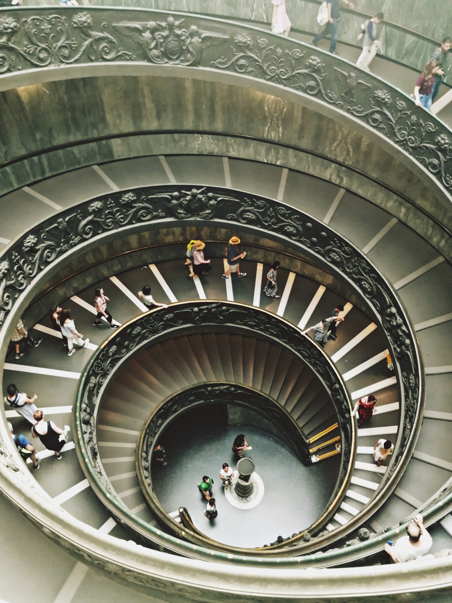 stepenice u vatikanskom muzeju spiralne Rim u 5 dana