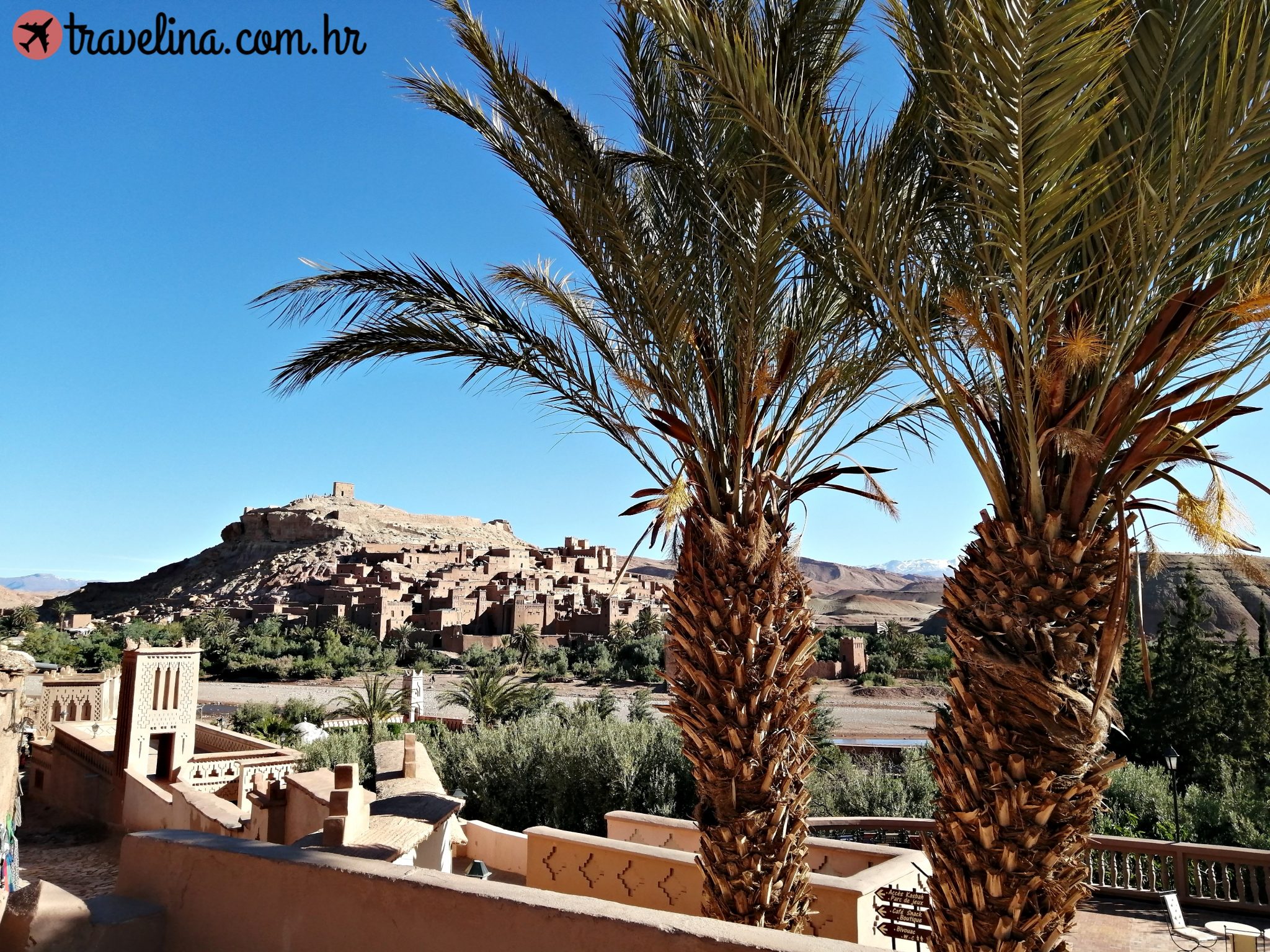 Ouarzazate, Maroko - pogled na Filmski grad