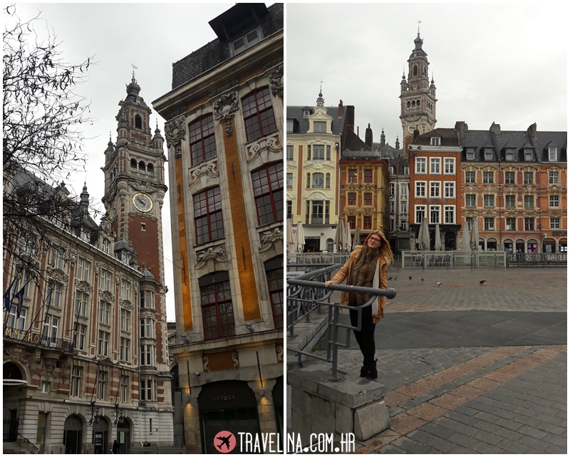 Lille Francuska glavni trg jeftino putovanje u francusku