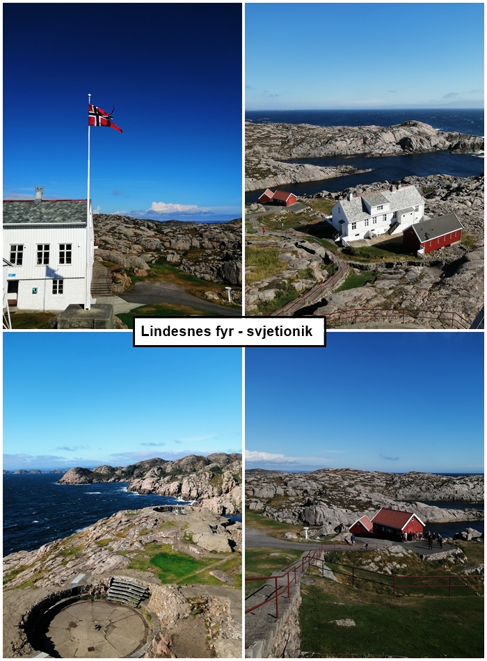 Lindesnes fyr - pogled sa svjetionika putovanje u norvešku na budžetu