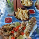 Hrana na Zanzibaru jastog morski plodovi sto jesti voda