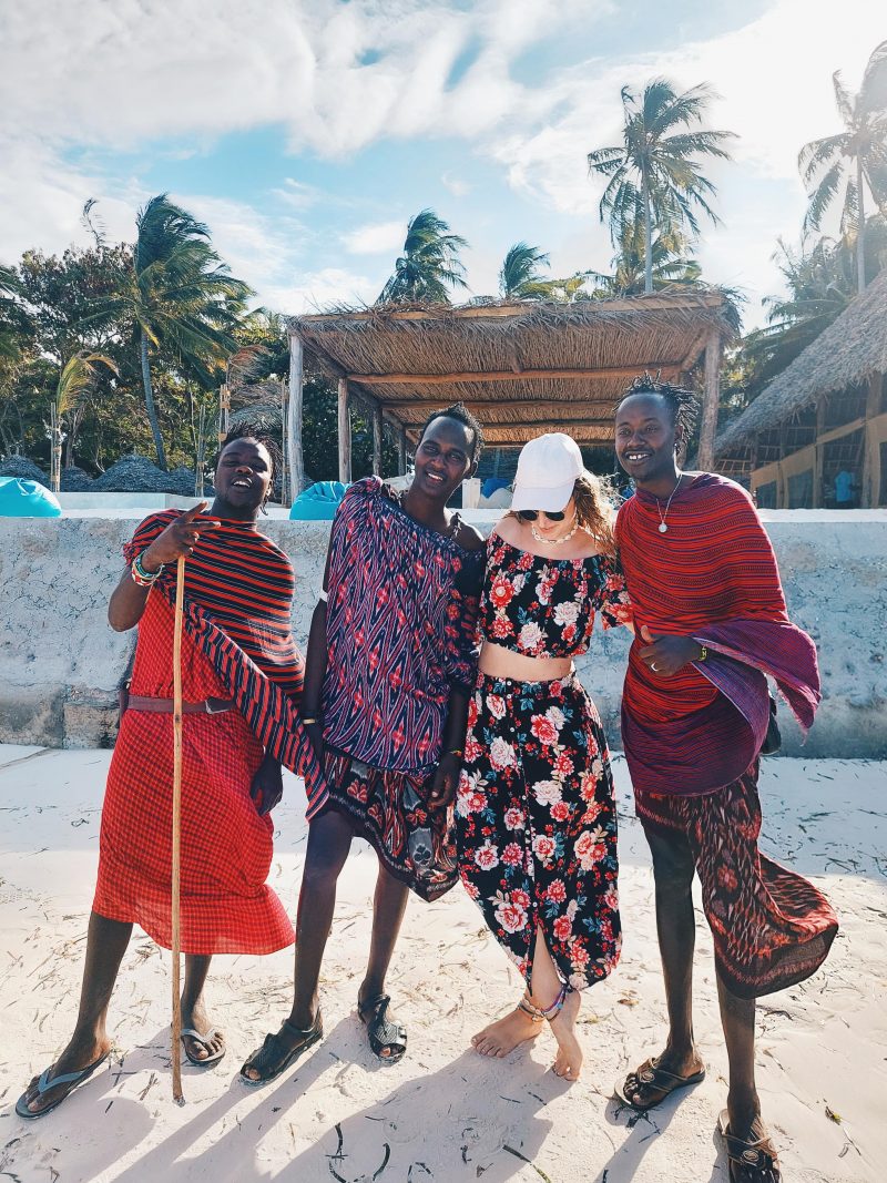 Masai ratnici putovanje na zanzibar