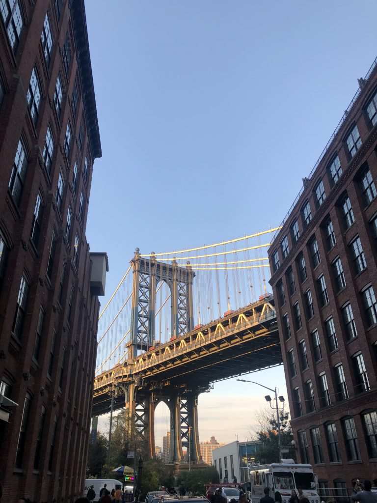 dumbo pogled na brooklyn bridge