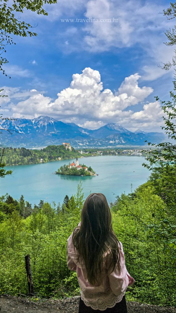 Pogled vidikovac jezero bled